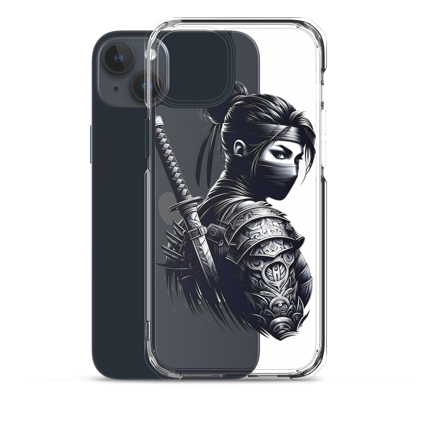 Clear Case for iPhone® Samurai Girl 12