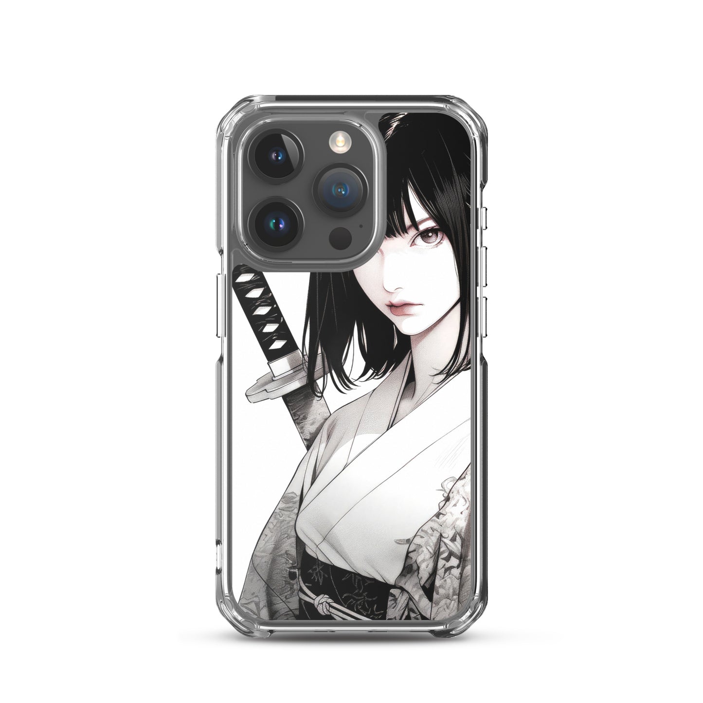 Clear Case for iPhone® Samurai Girl One