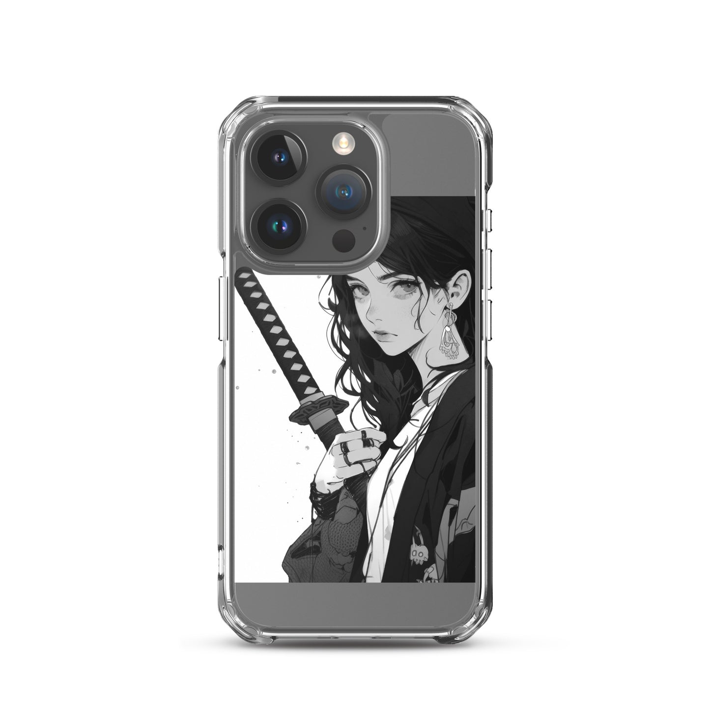 Clear Case for iPhone® Samurai Girl 8