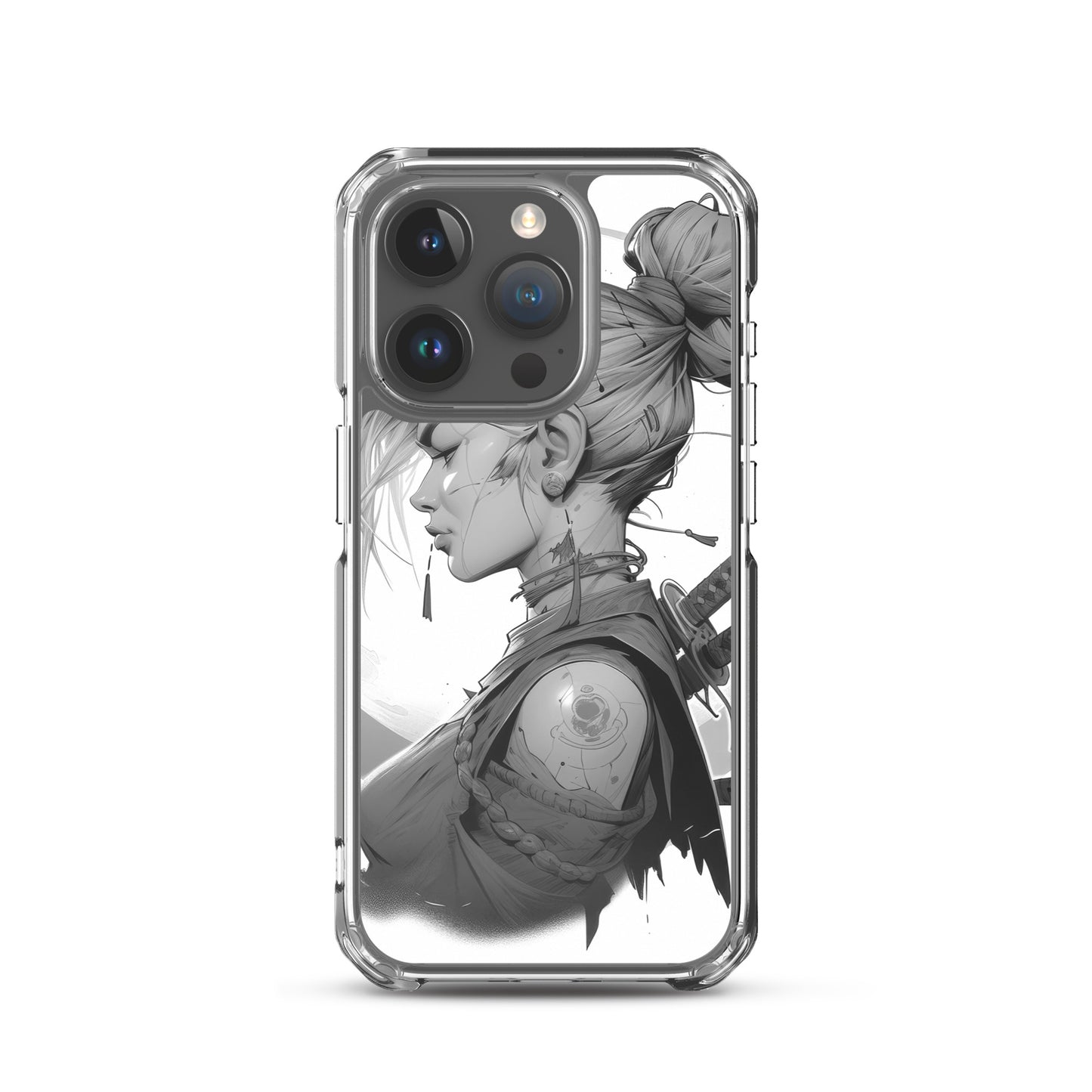 Clear Case for iPhone® Samurai Girl 11