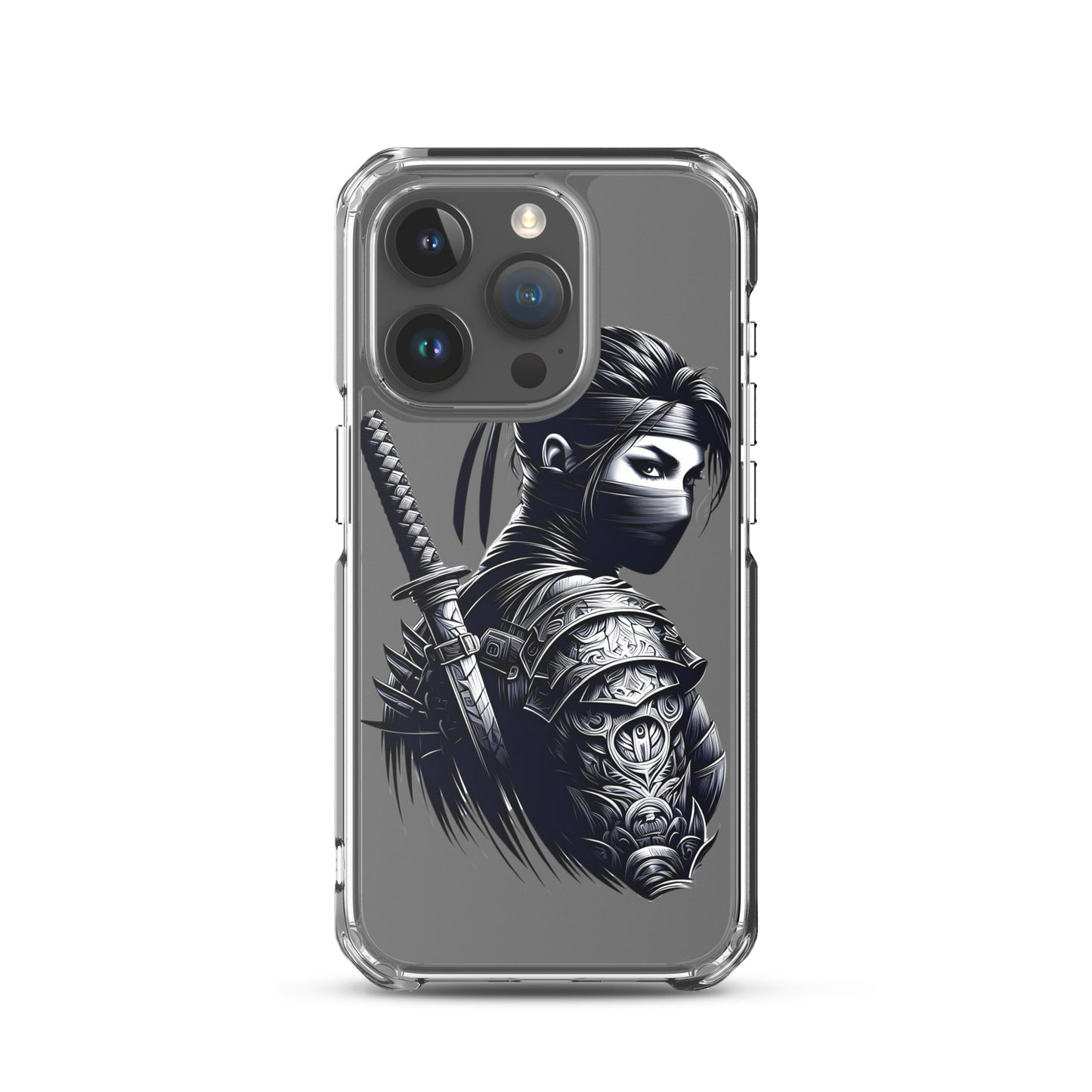 Clear Case for iPhone® Samurai Girl 12