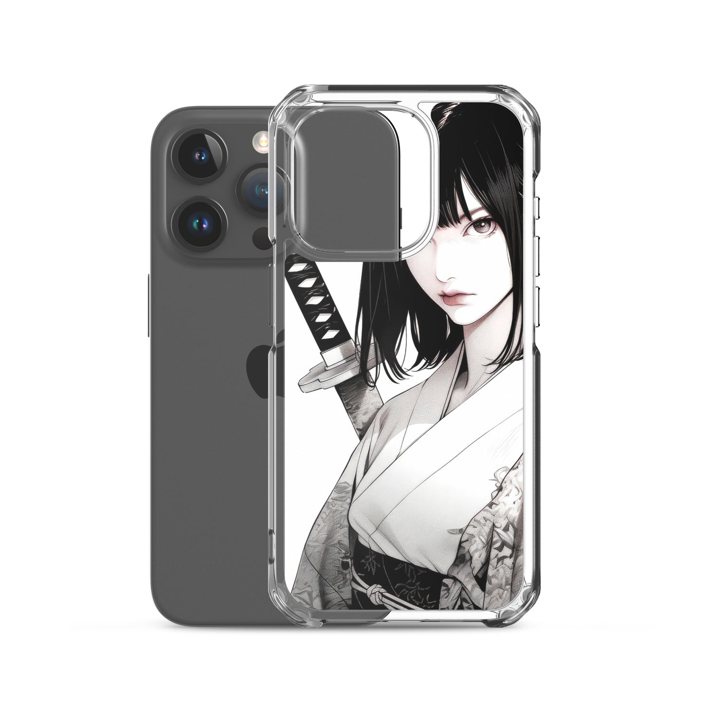 Clear Case for iPhone® Samurai Girl One