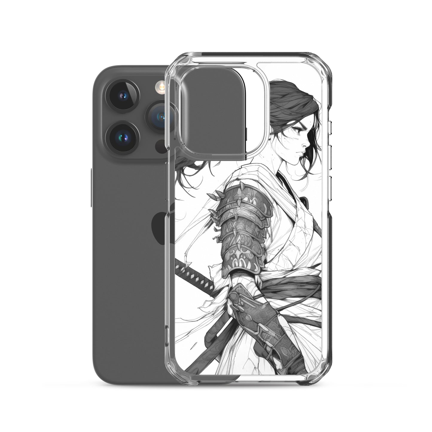 Clear Case for iPhone® Samurai Girl 5