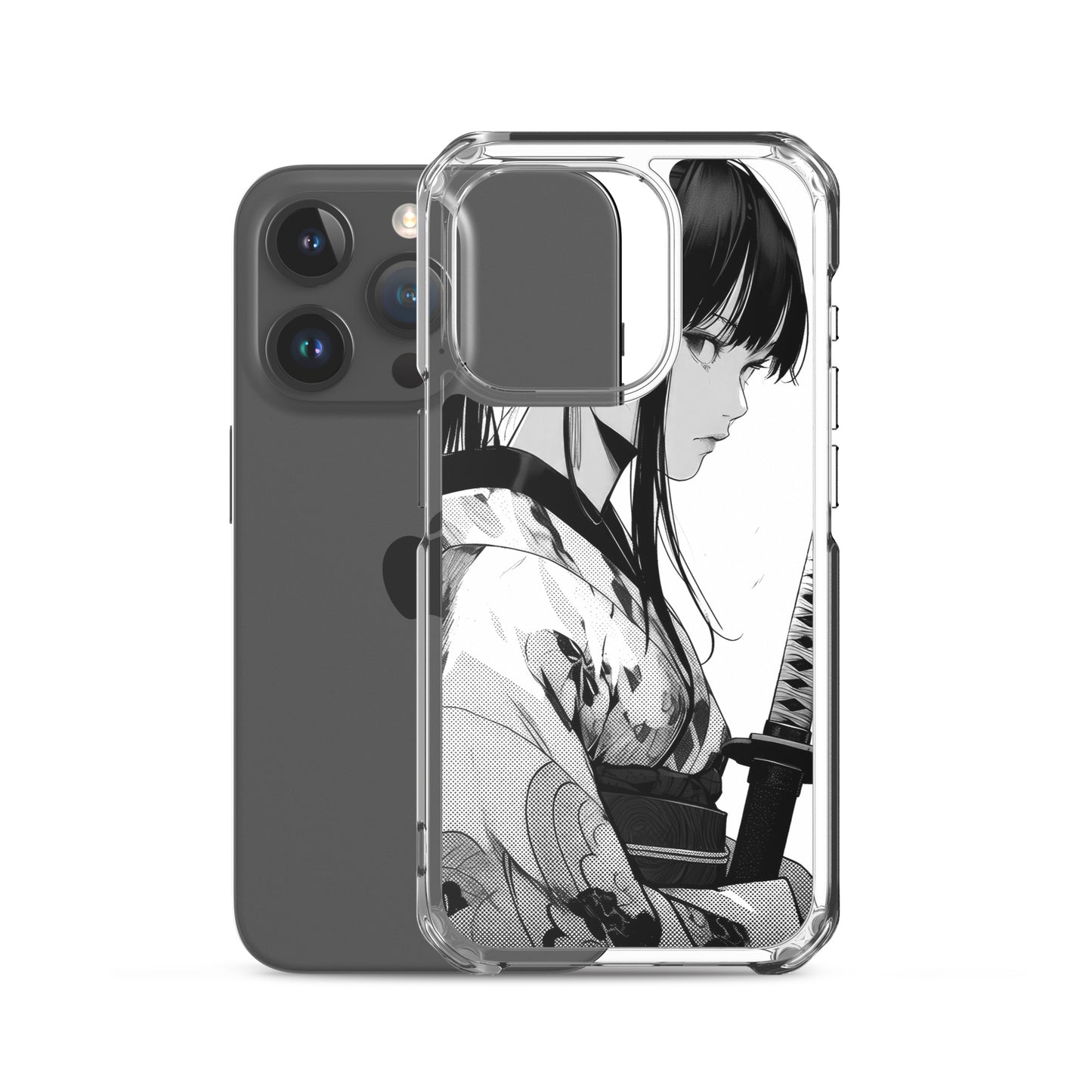 Clear Case for iPhone® Samurai Girl 7