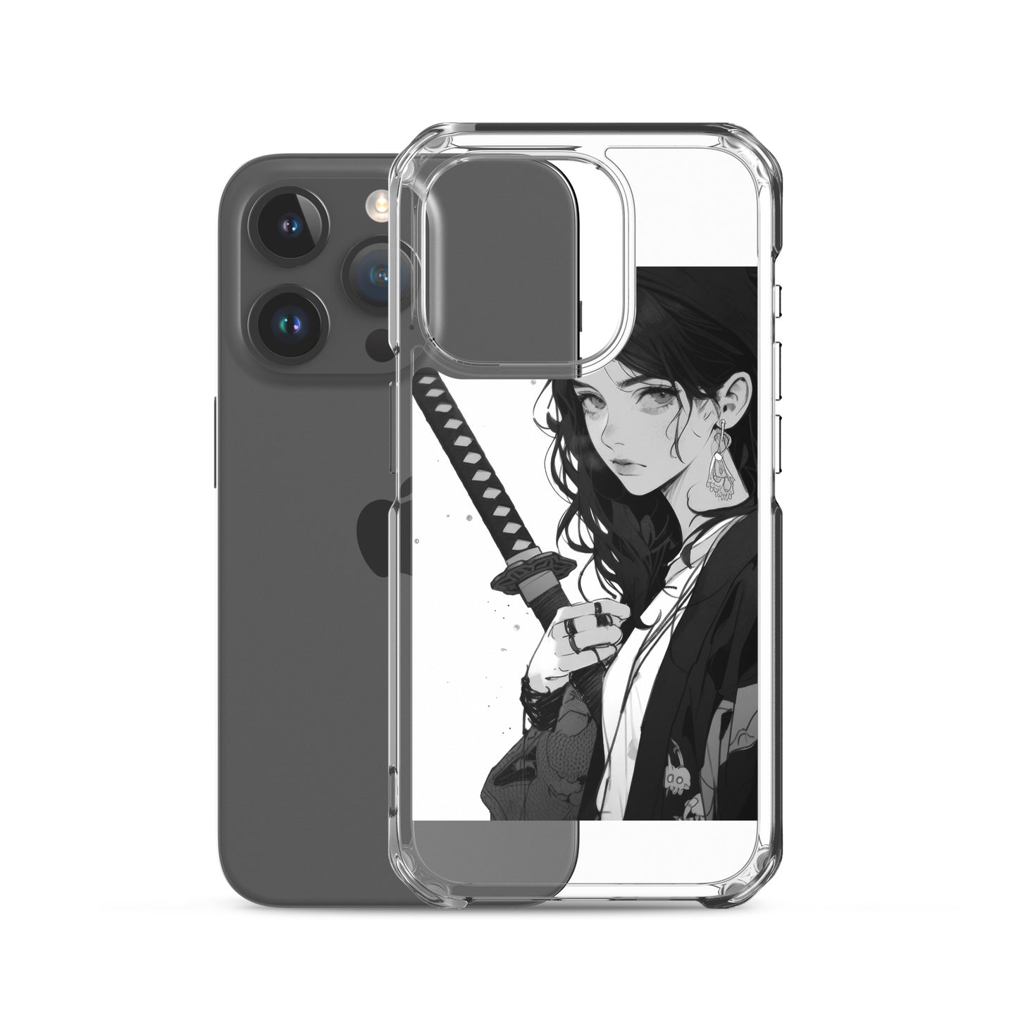 Clear Case for iPhone® Samurai Girl 8