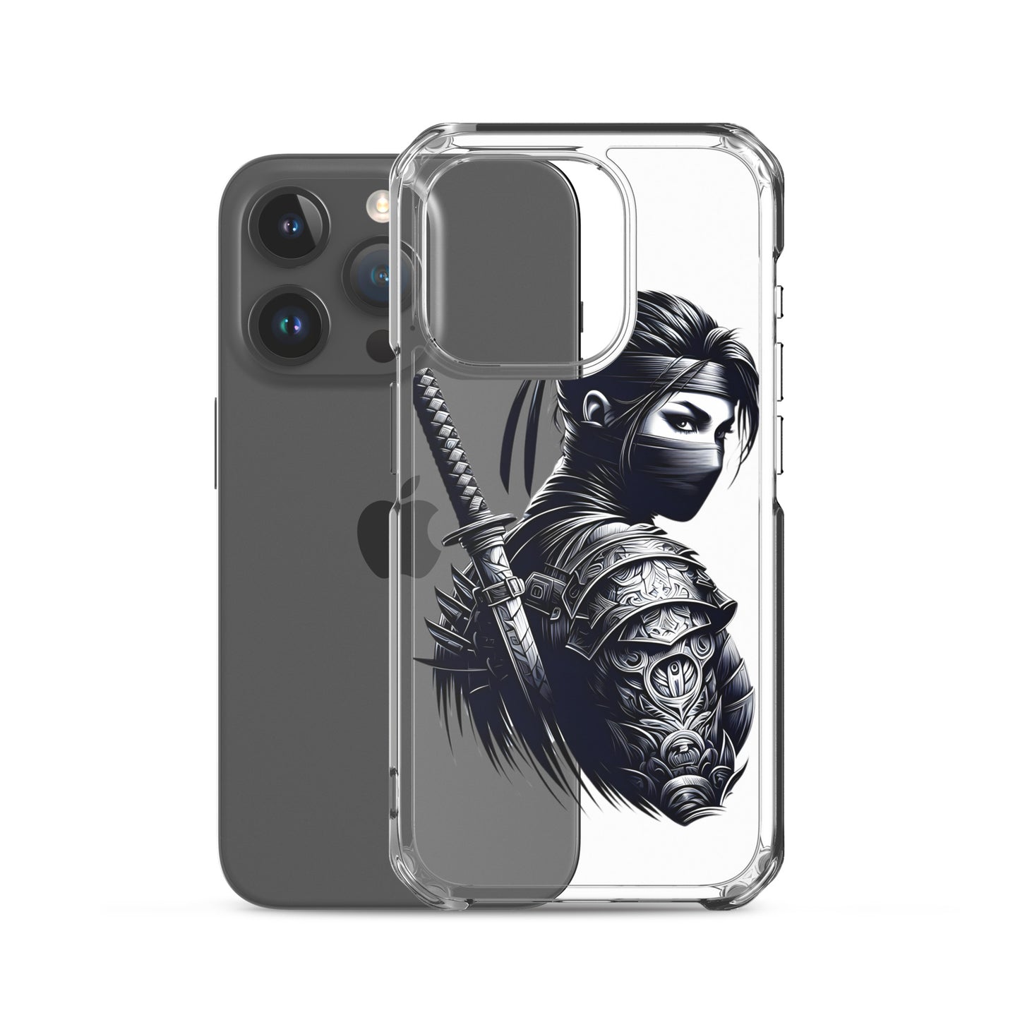 Clear Case for iPhone® Samurai Girl 12