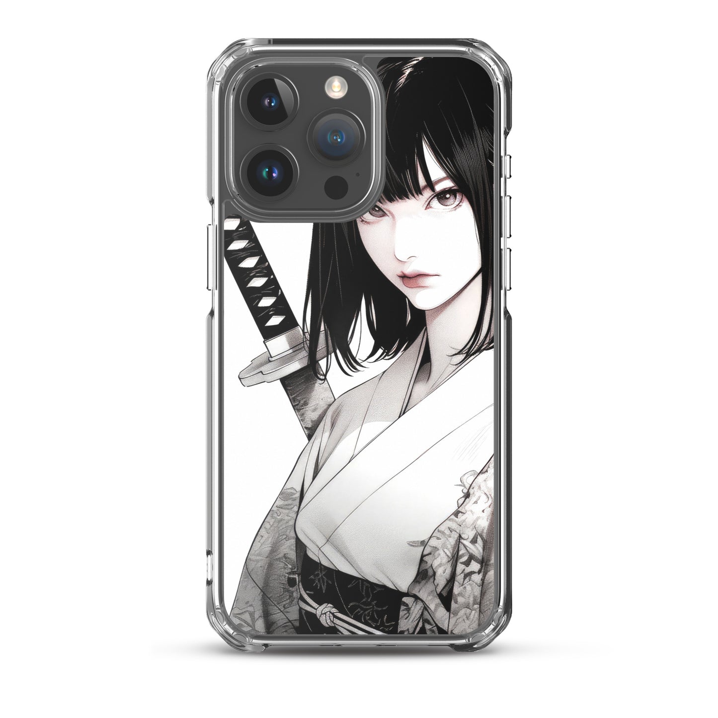 Clear Case for iPhone® Samurai Girl One