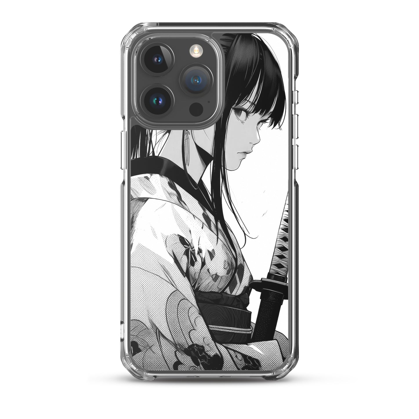 Clear Case for iPhone® Samurai Girl 7