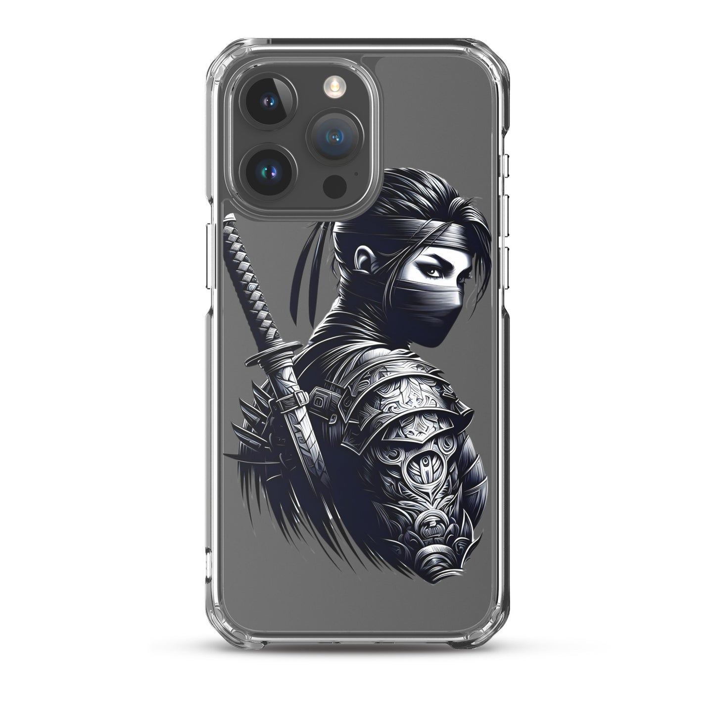 Clear Case for iPhone® Samurai Girl 12