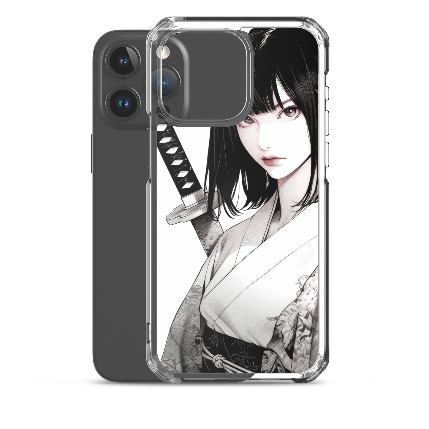 Clear Case for iPhone® Samurai Girl One