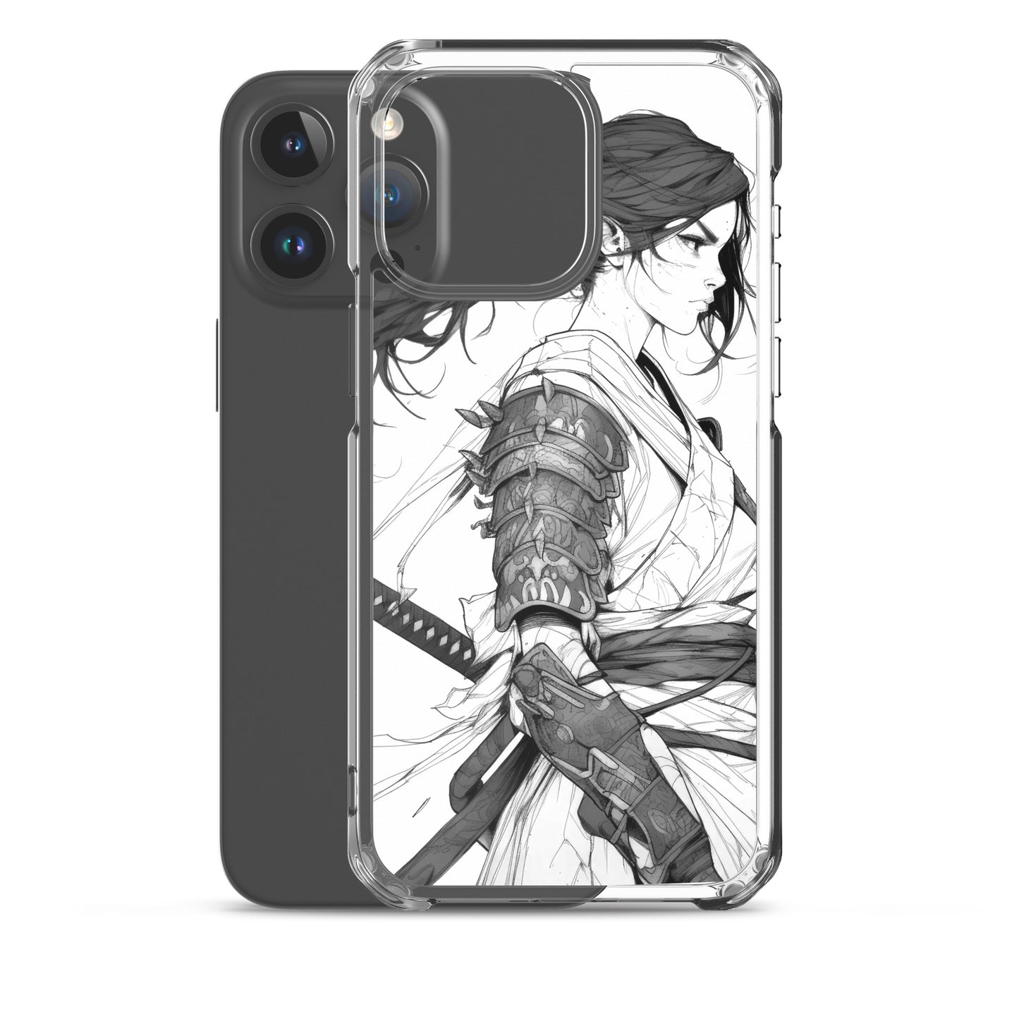 Clear Case for iPhone® Samurai Girl 5