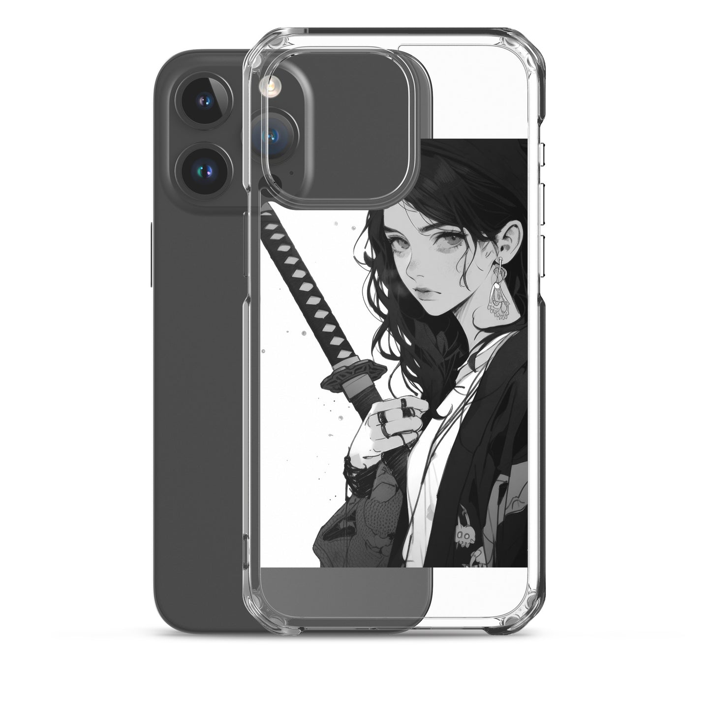 Clear Case for iPhone® Samurai Girl 8