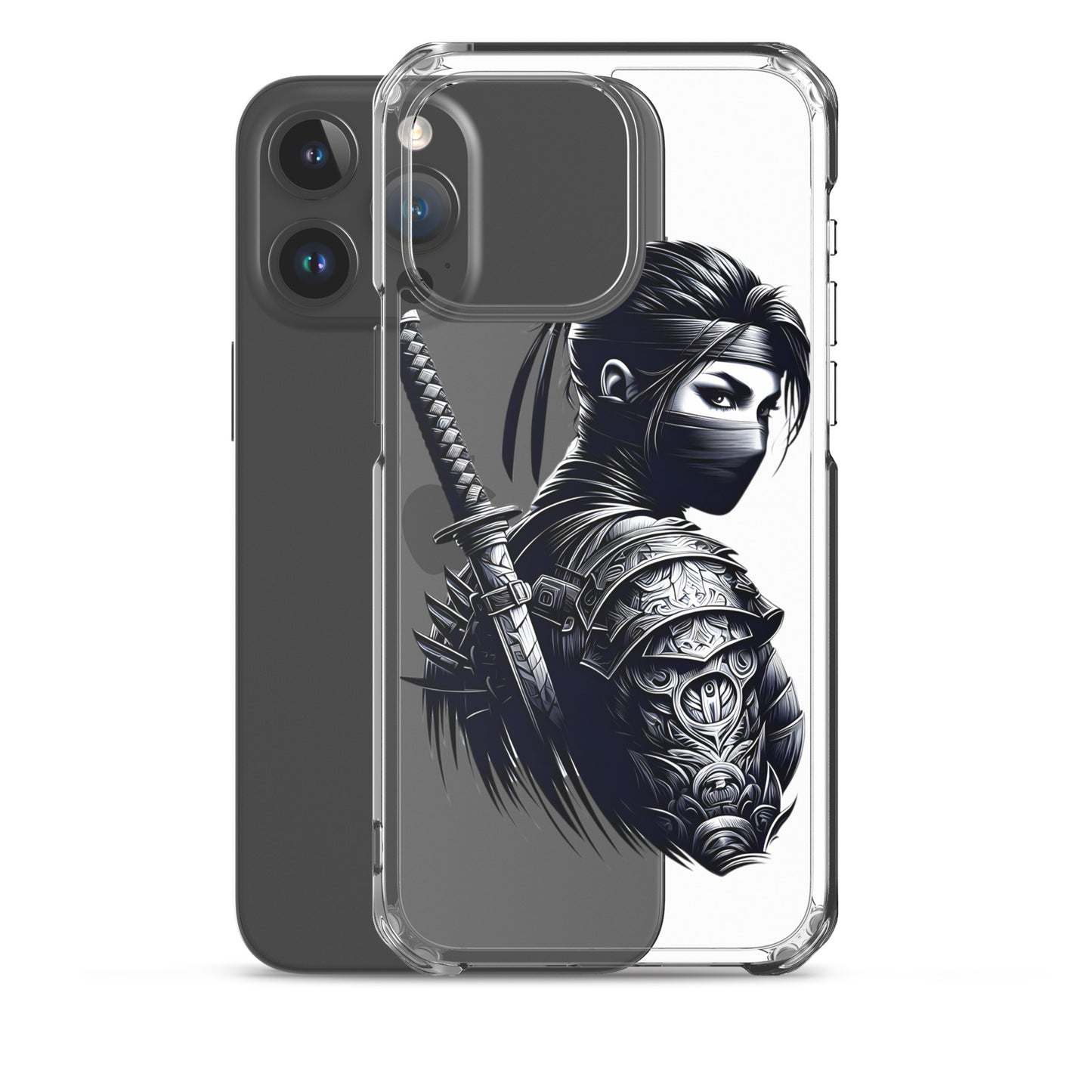 Clear Case for iPhone® Samurai Girl 12