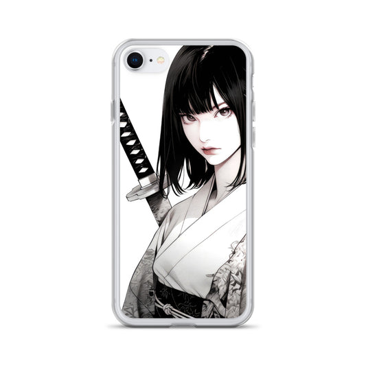 Clear Case for iPhone® Samurai Girl One