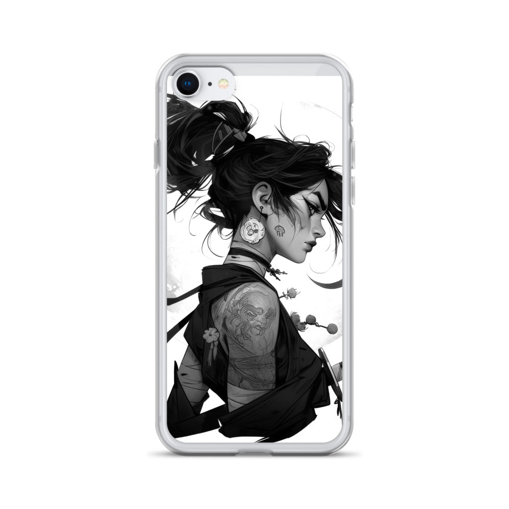 Clear Case for iPhone® Samurai Girl 4