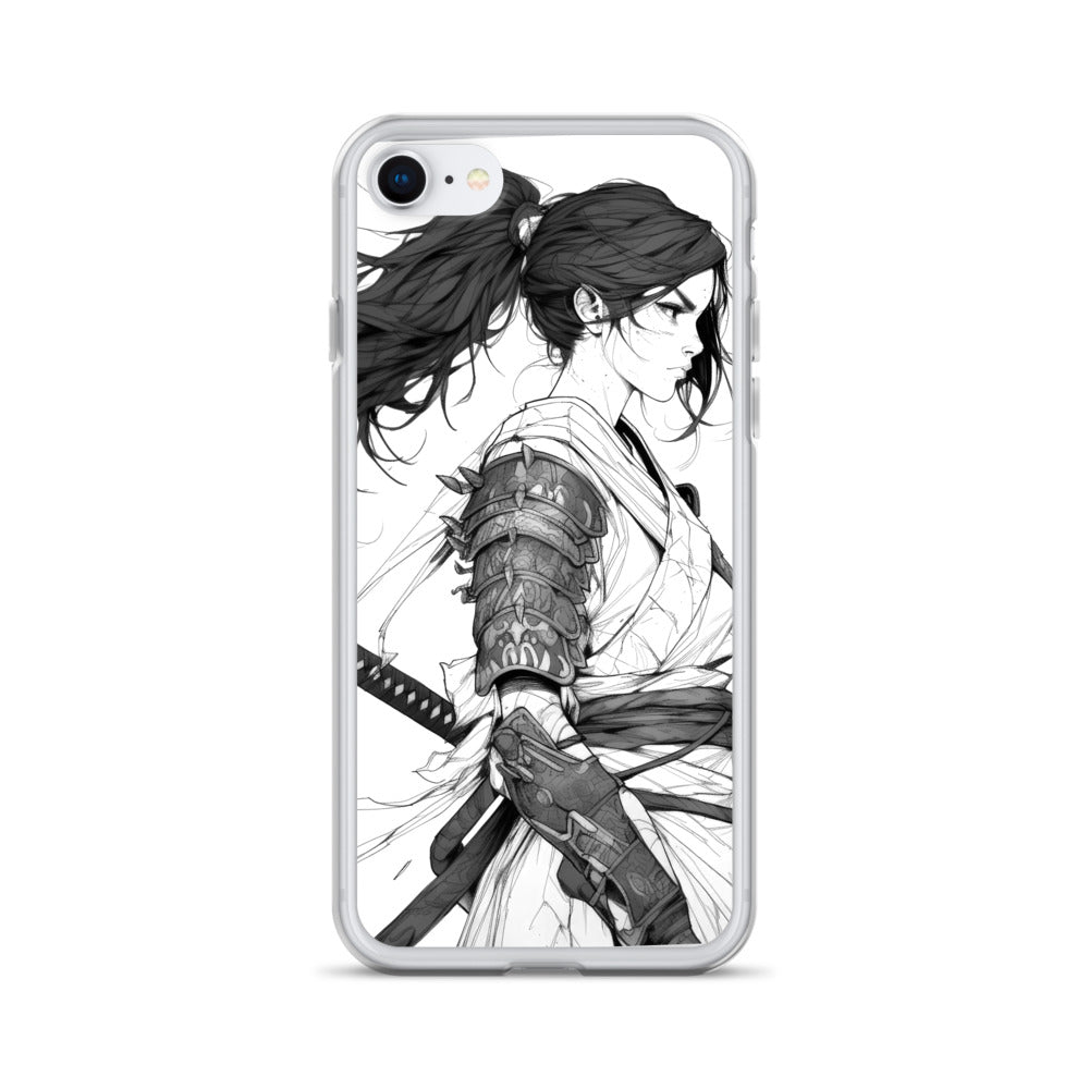 Clear Case for iPhone® Samurai Girl 5