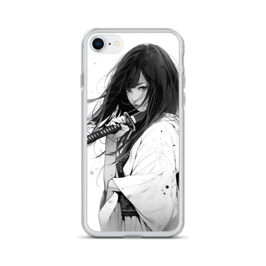 Clear Case for iPhone® Samurai Girl 7