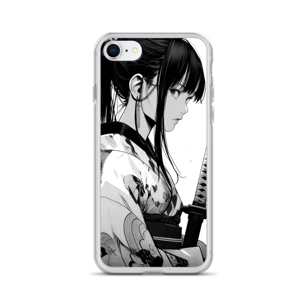 Clear Case for iPhone® Samurai Girl 7