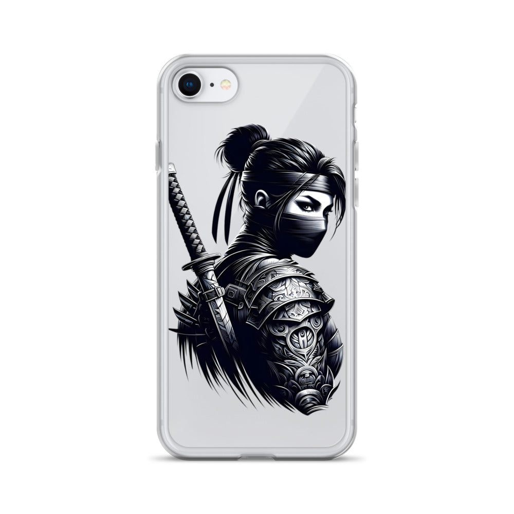 Clear Case for iPhone® Samurai Girl 12