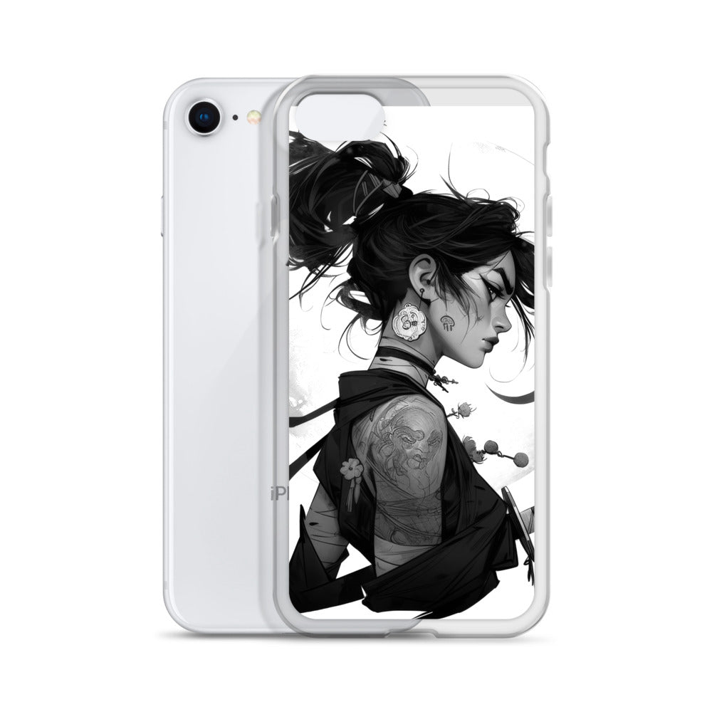 Clear Case for iPhone® Samurai Girl 4