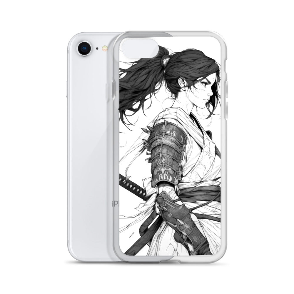 Clear Case for iPhone® Samurai Girl 5