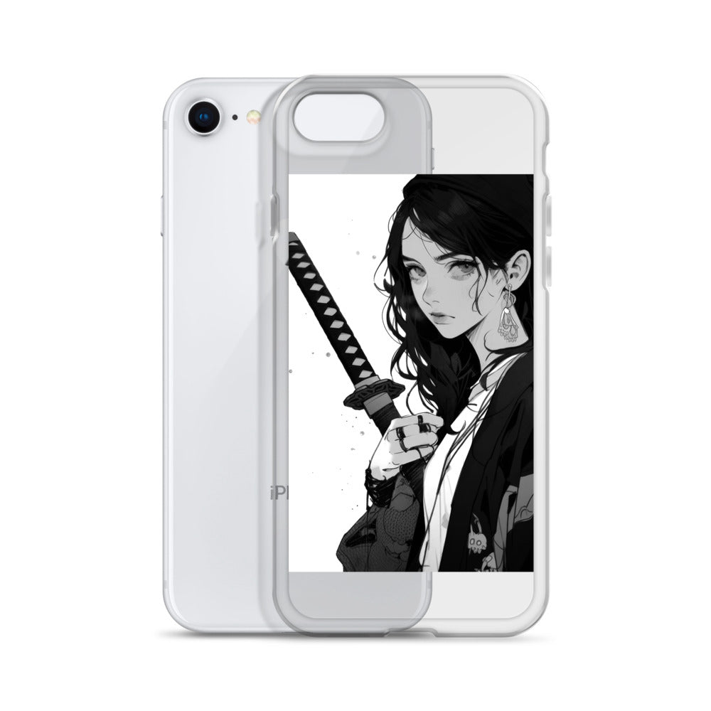 Clear Case for iPhone® Samurai Girl 8