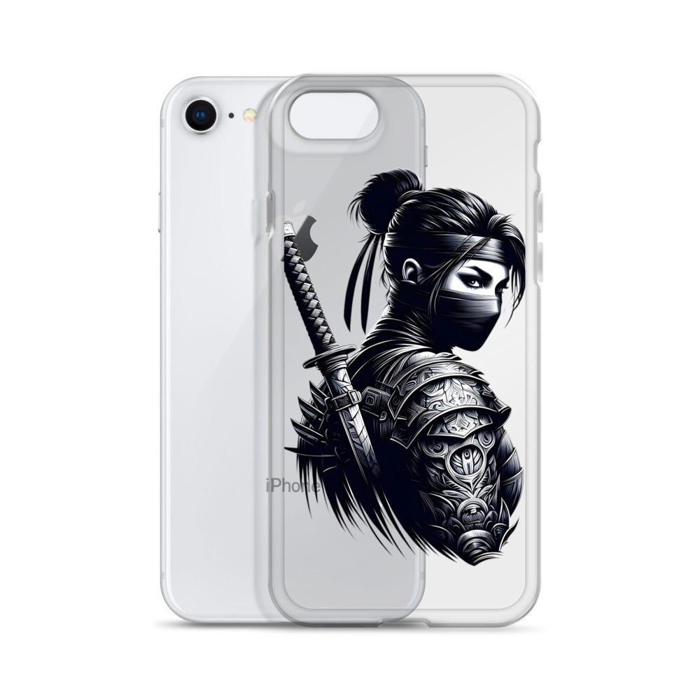 Clear Case for iPhone® Samurai Girl 12