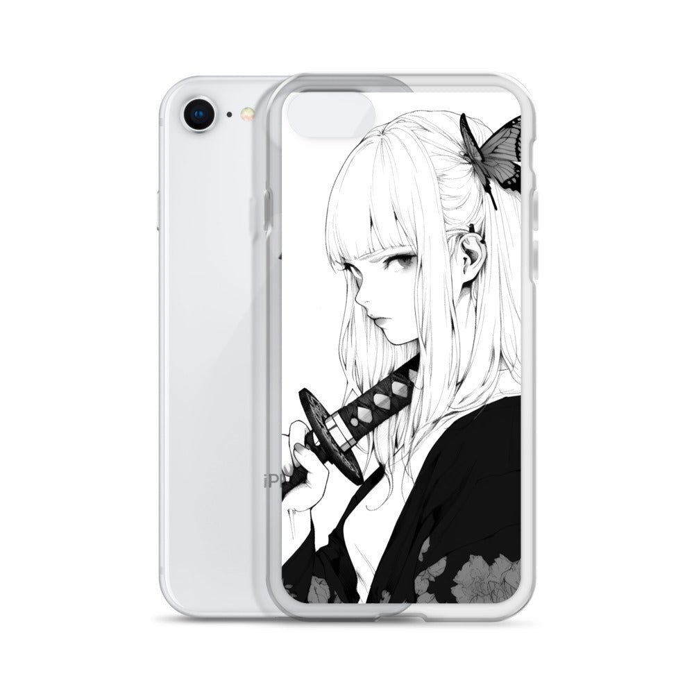 Clear Case for iPhone® Samurai Girl 10