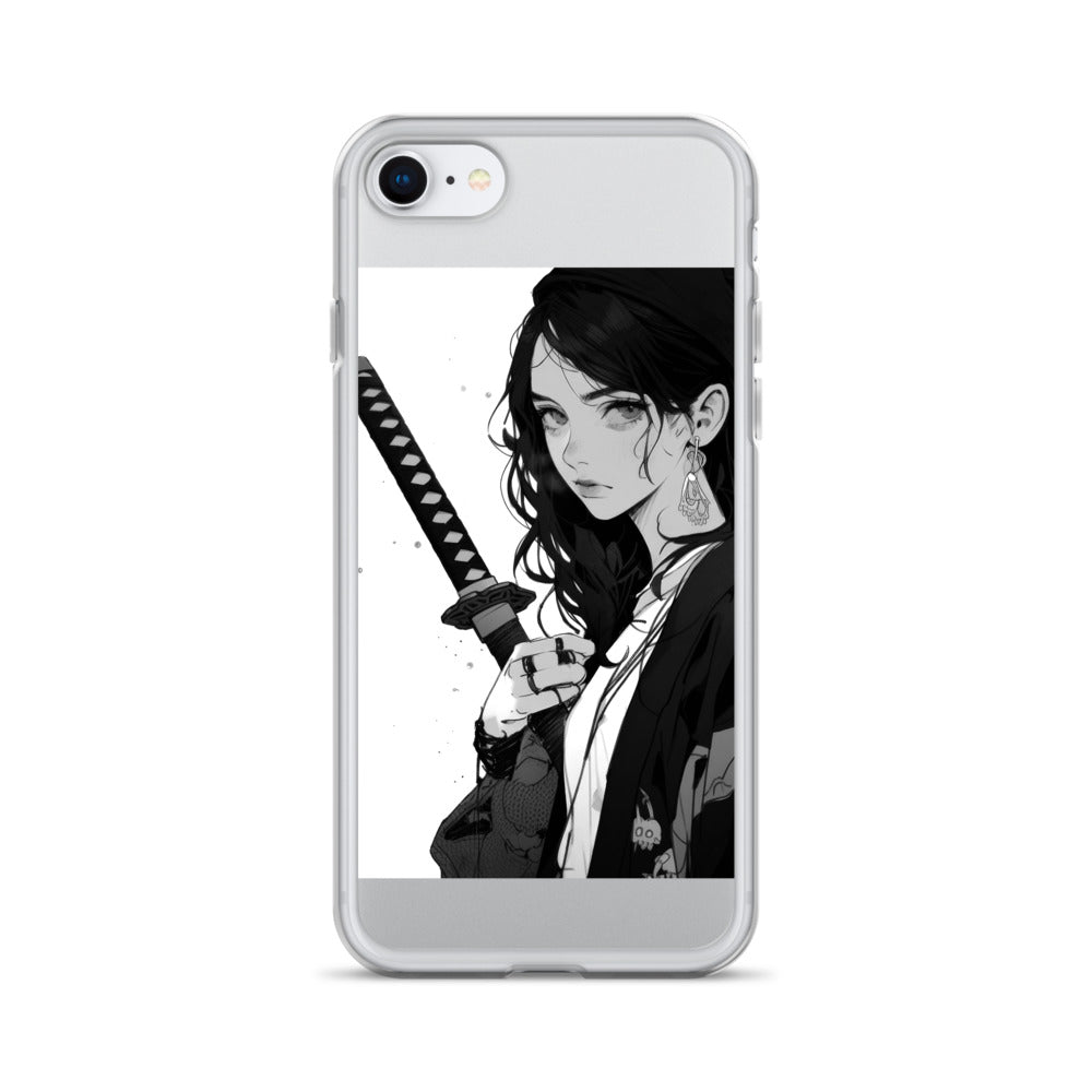 Clear Case for iPhone® Samurai Girl 8