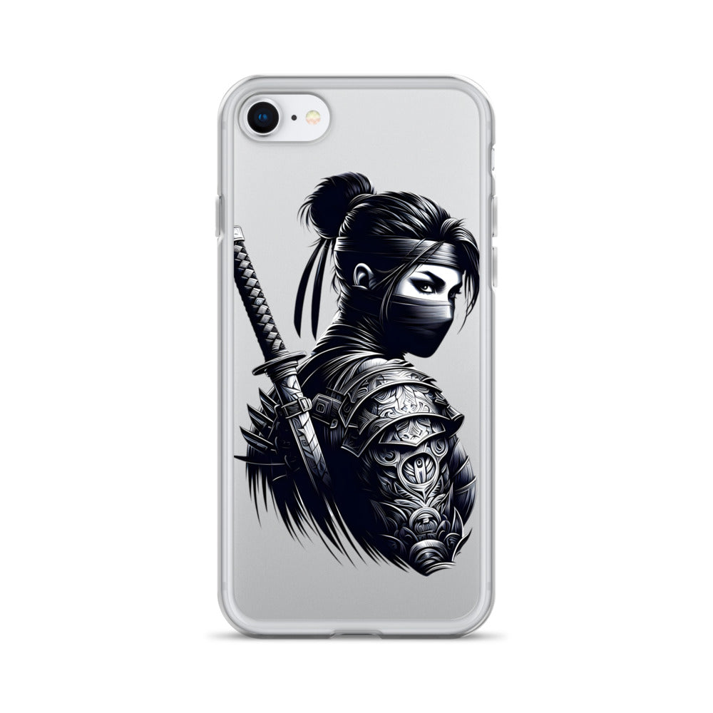 Clear Case for iPhone® Samurai Girl 12