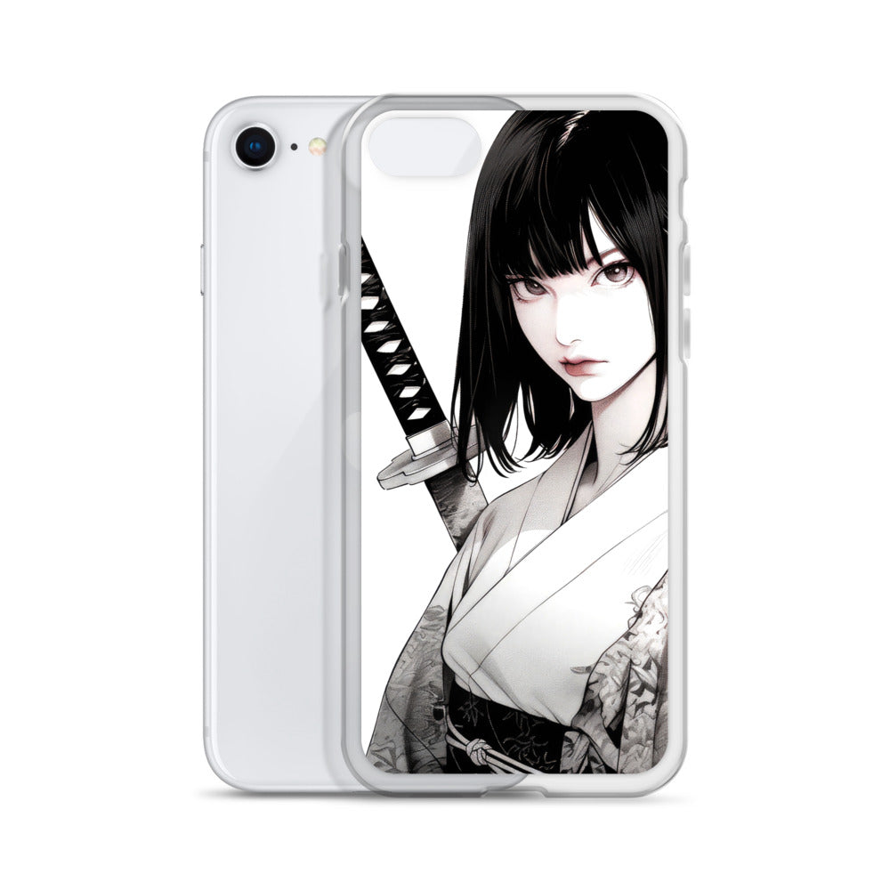 Clear Case for iPhone® Samurai Girl One