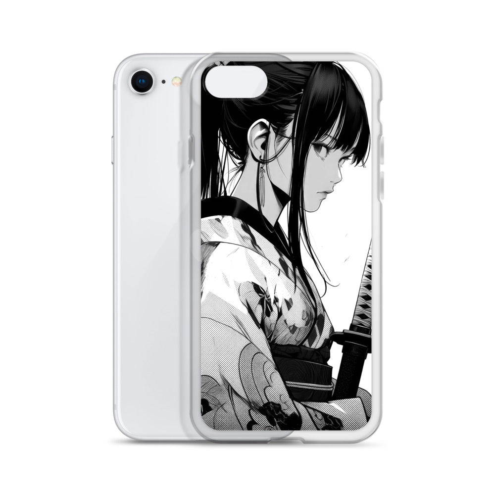 Clear Case for iPhone® Samurai Girl 7