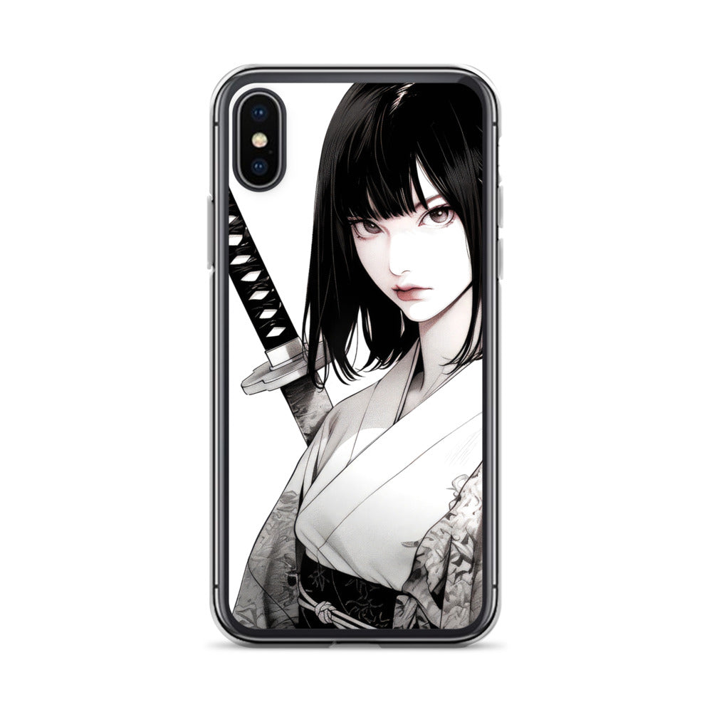 Clear Case for iPhone® Samurai Girl One