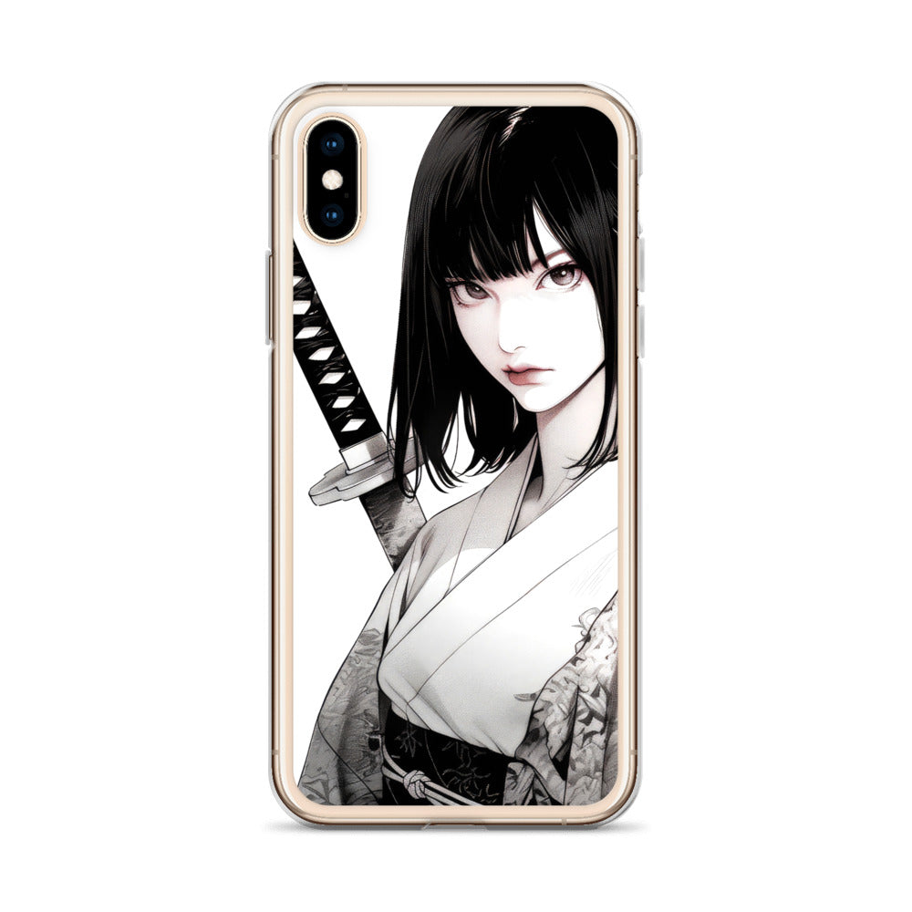 Clear Case for iPhone® Samurai Girl One