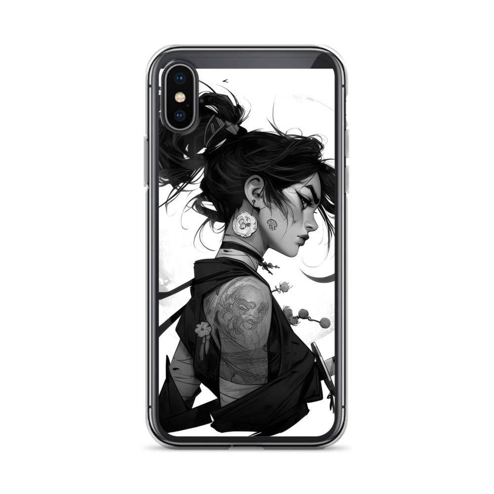 Clear Case for iPhone® Samurai Girl 4