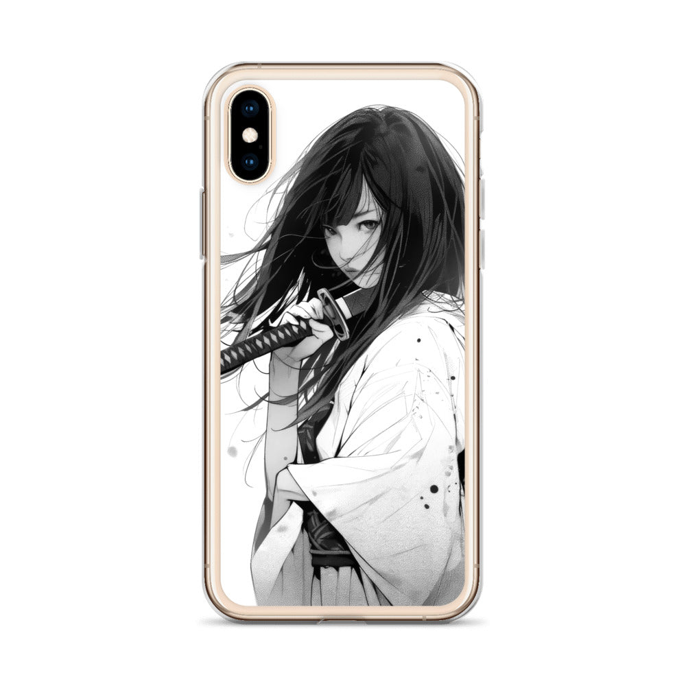 Clear Case for iPhone® Samurai Girl 7