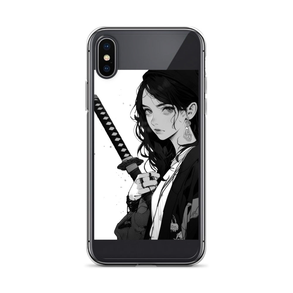 Clear Case for iPhone® Samurai Girl 8