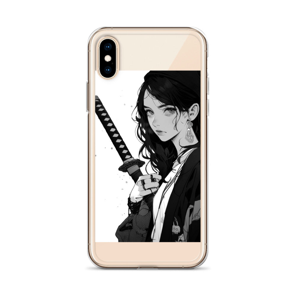 Clear Case for iPhone® Samurai Girl 8