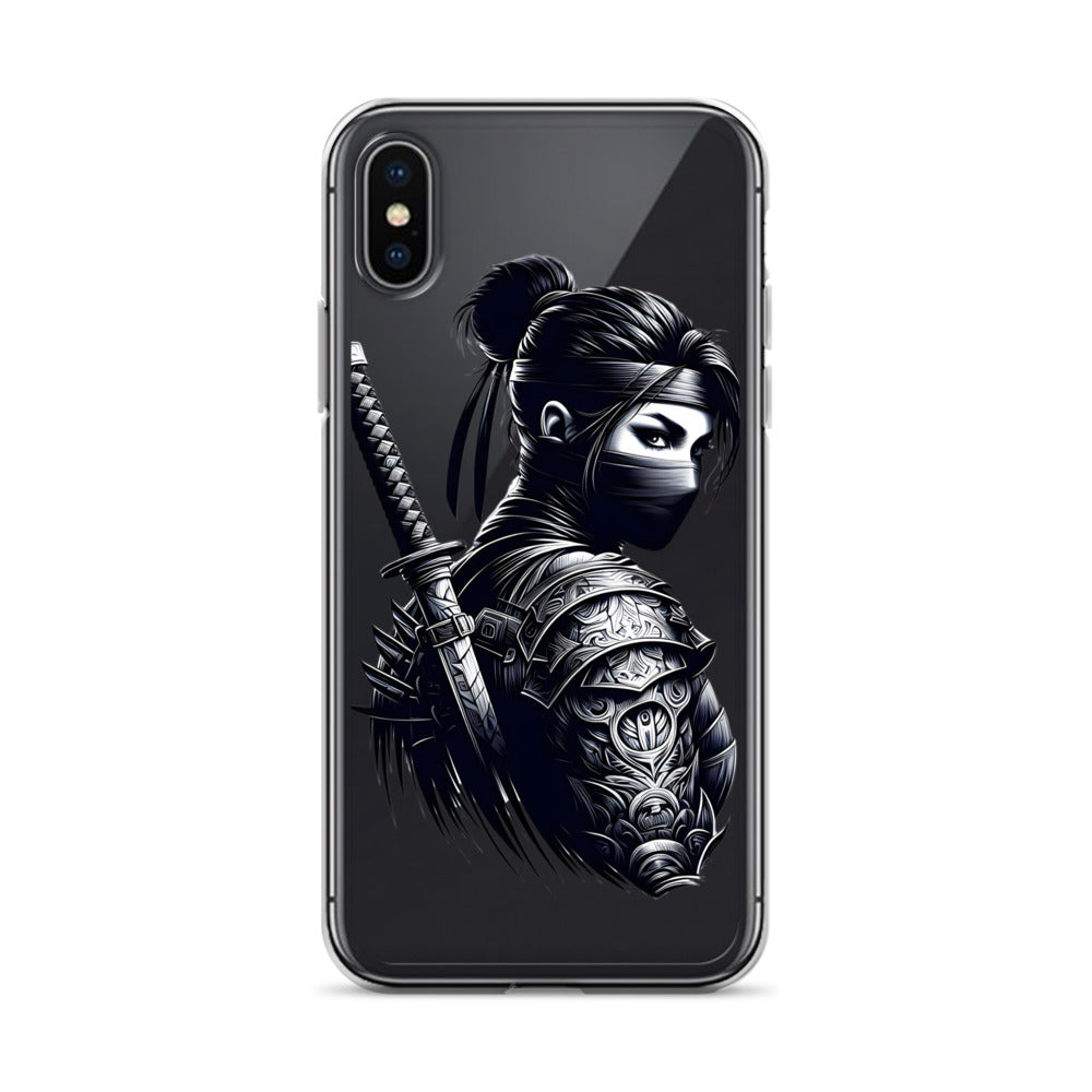 Clear Case for iPhone® Samurai Girl 12