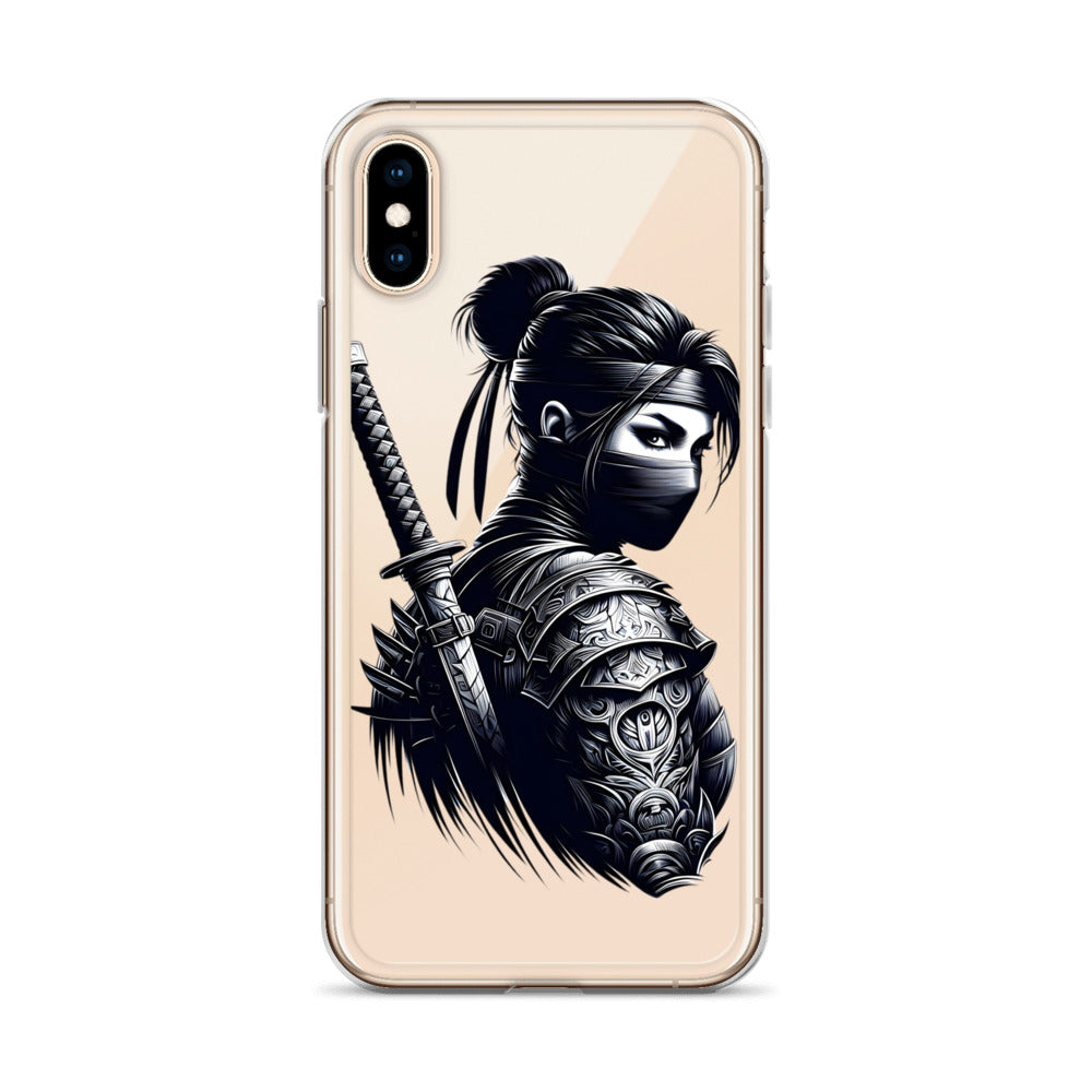 Clear Case for iPhone® Samurai Girl 12