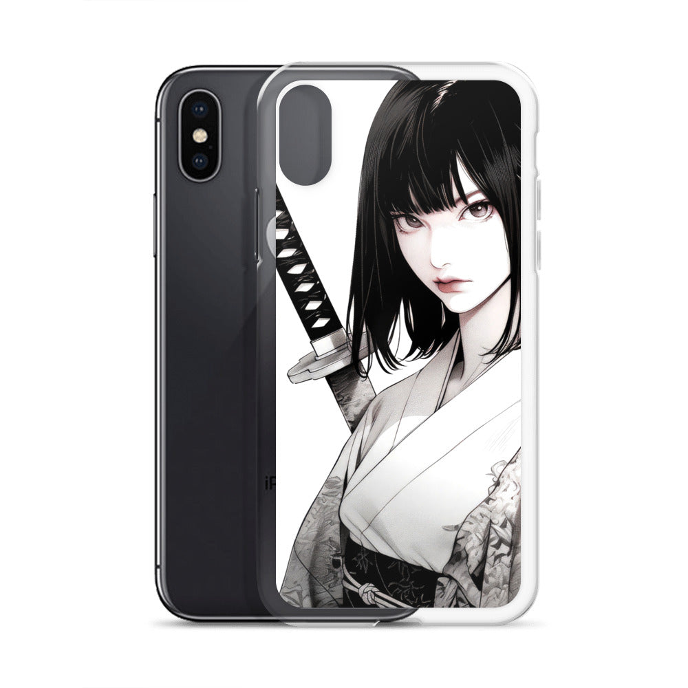 Clear Case for iPhone® Samurai Girl One