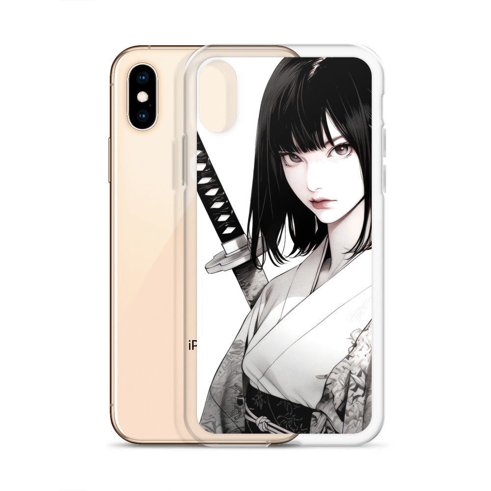 Clear Case for iPhone® Samurai Girl One