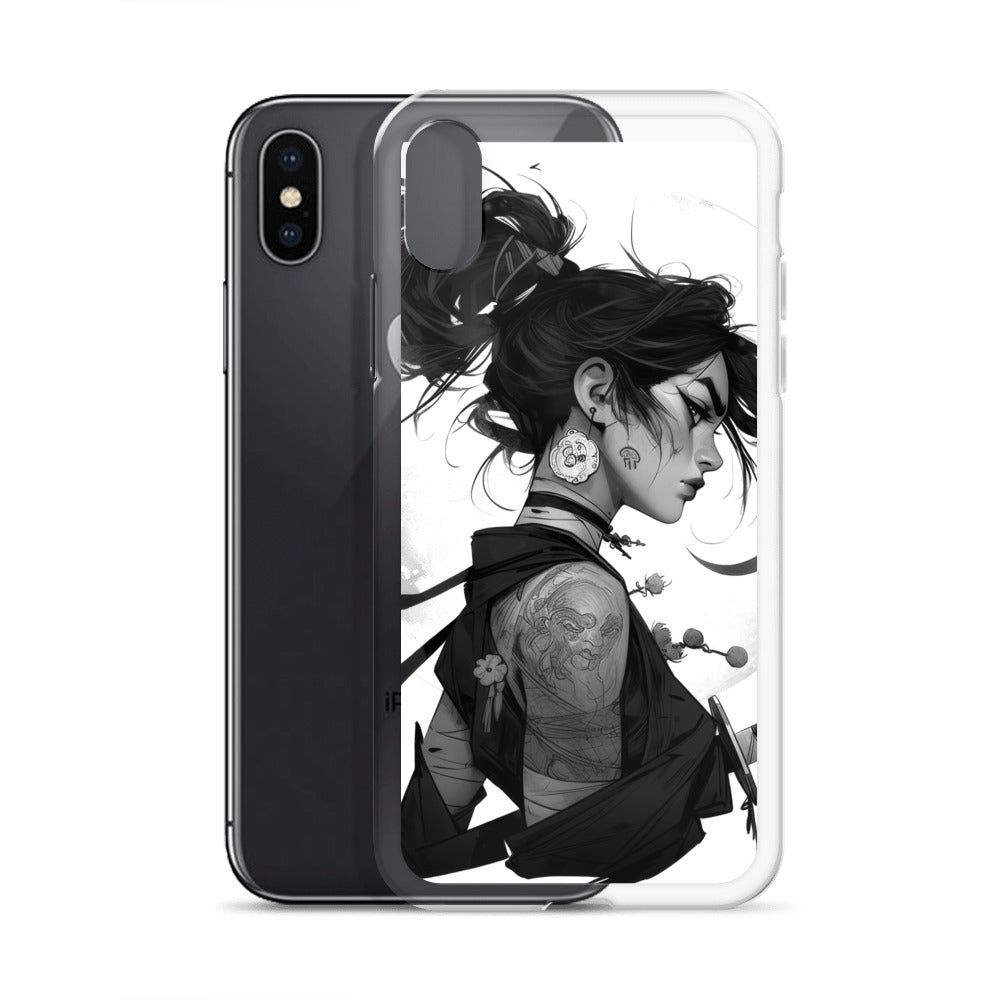 Clear Case for iPhone® Samurai Girl 4