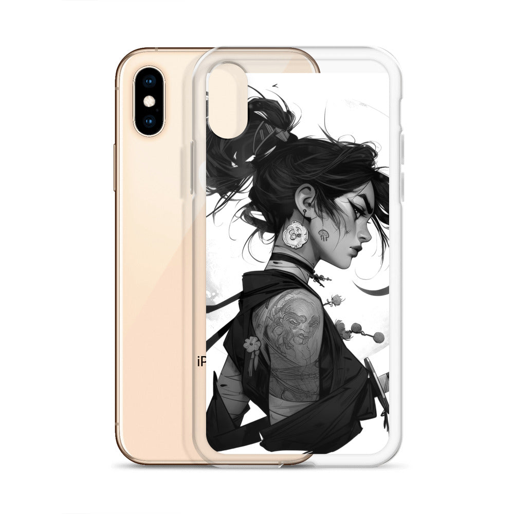 Clear Case for iPhone® Samurai Girl 4