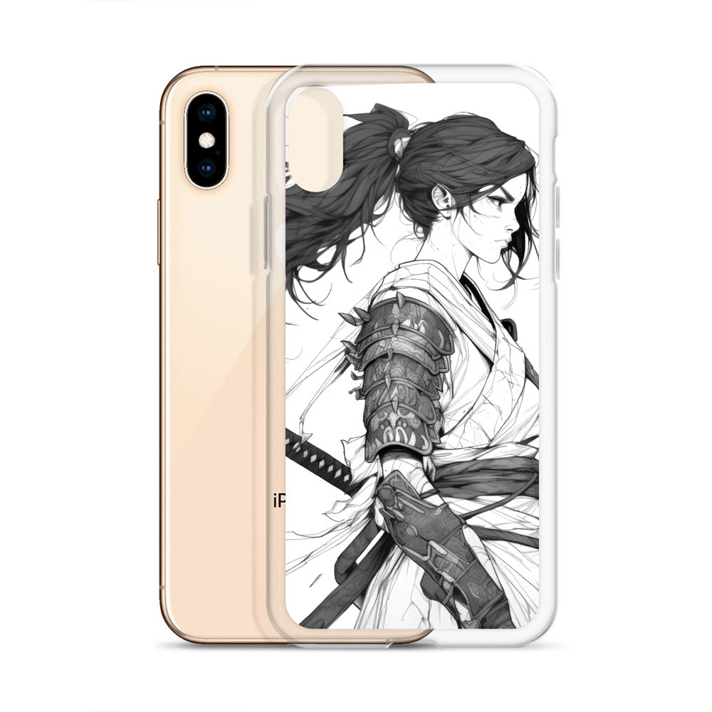 Clear Case for iPhone® Samurai Girl 5