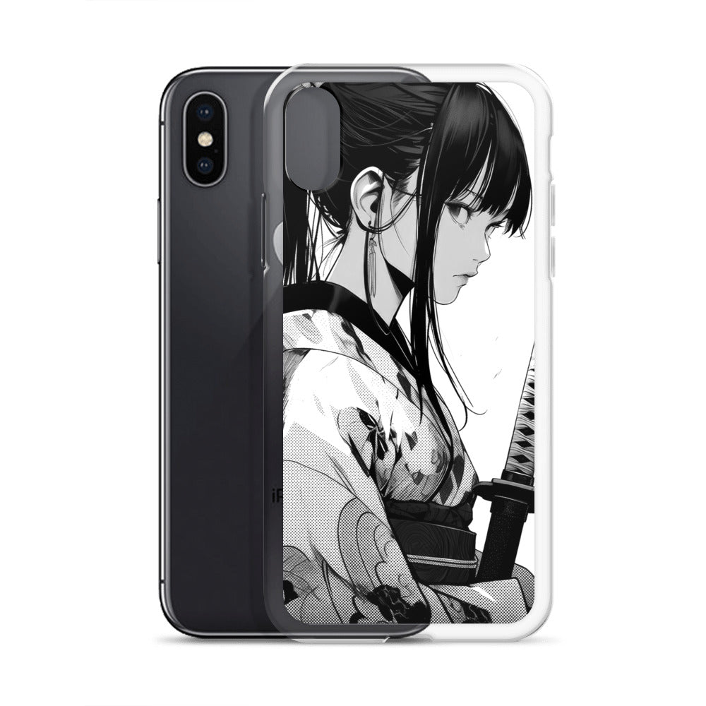 Clear Case for iPhone® Samurai Girl 7