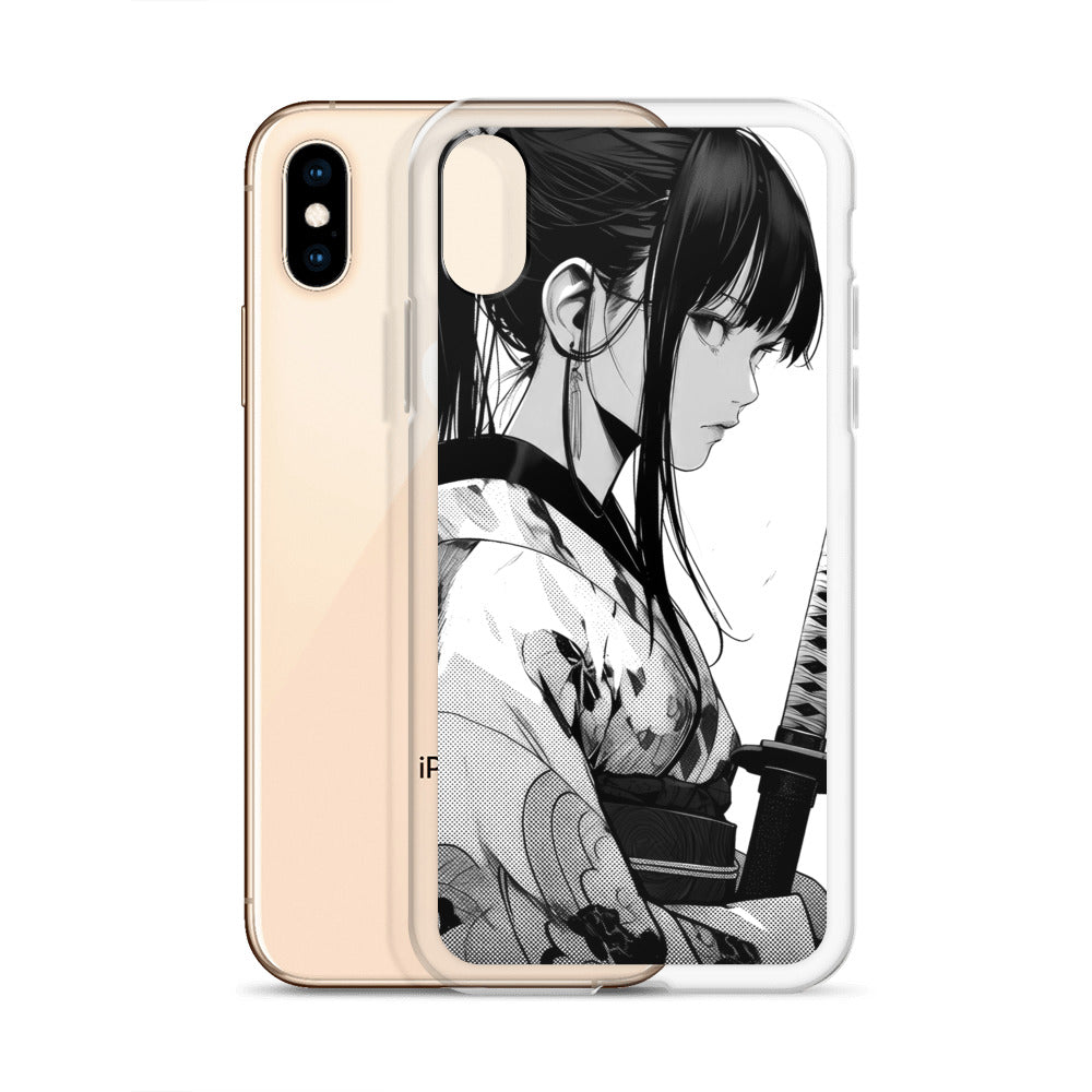 Clear Case for iPhone® Samurai Girl 7