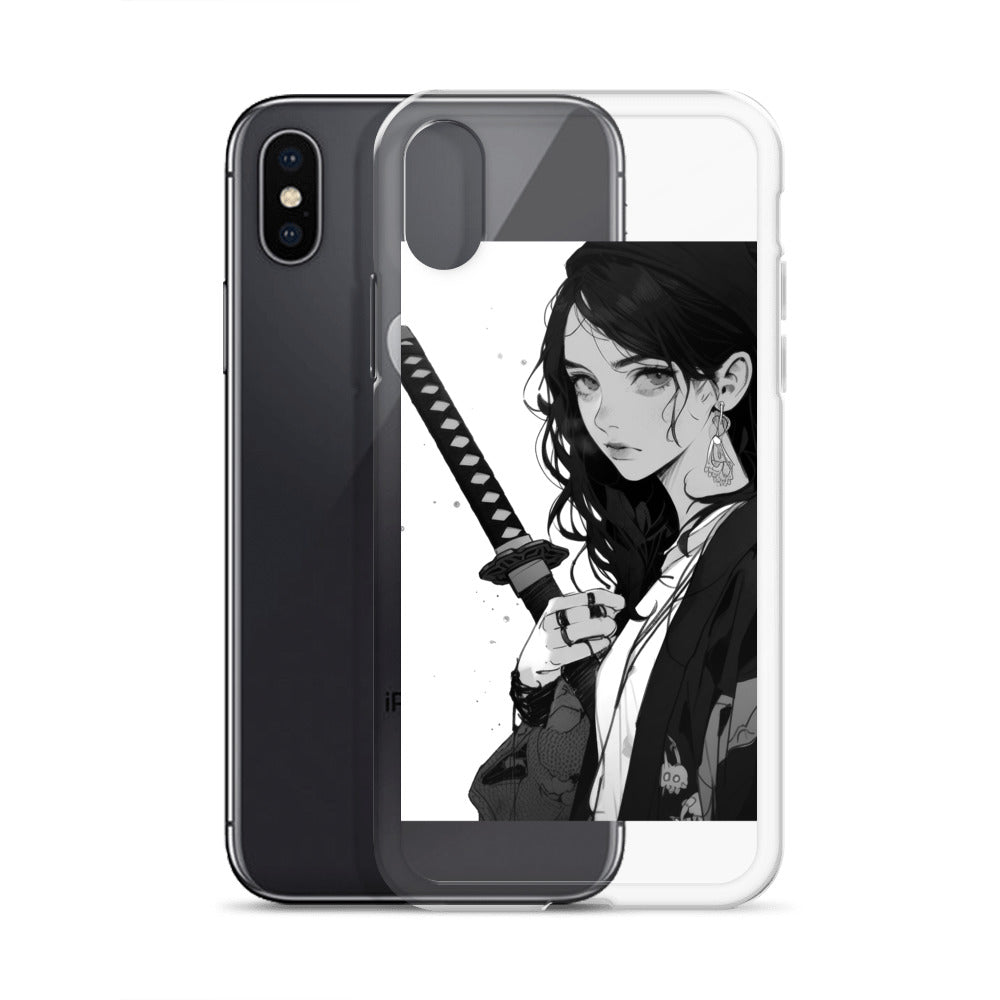 Clear Case for iPhone® Samurai Girl 8