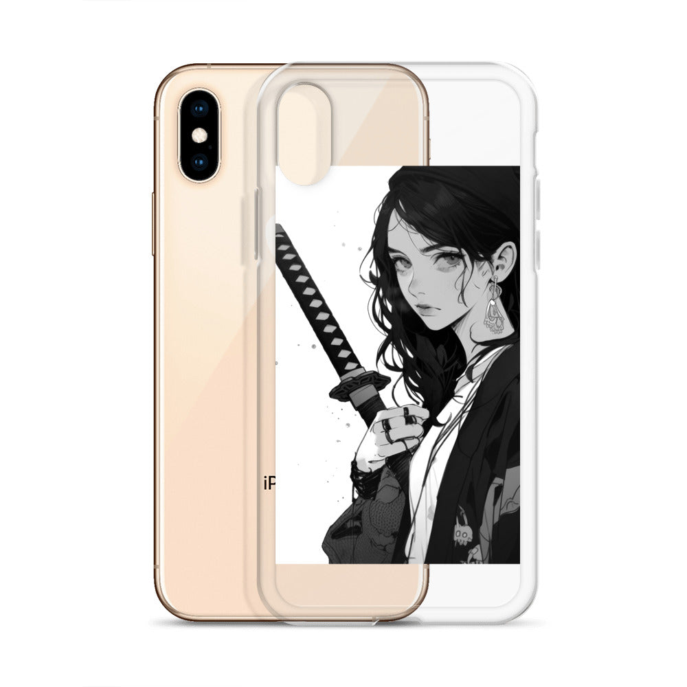 Clear Case for iPhone® Samurai Girl 8