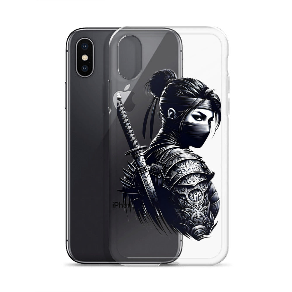 Clear Case for iPhone® Samurai Girl 12